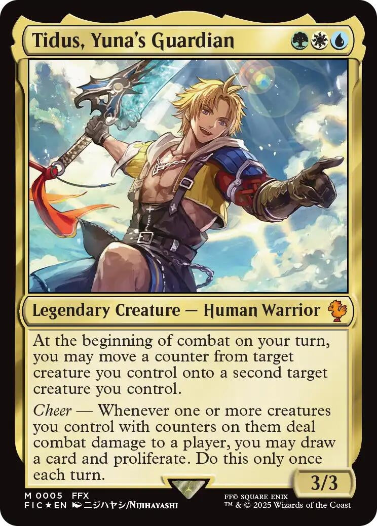 Image for Tidus, Yuna's Guardian (5) (Commander: FINAL FANTASY) - Magic: The Gathering