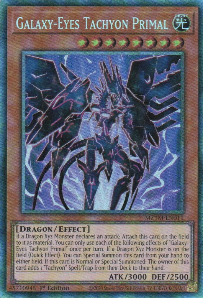 Galaxy-Eyes Tachyon Primal (CR) (MZTM-EN011) (Maze of the Master)