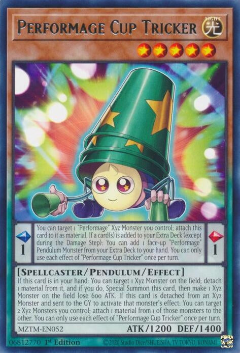 Performage Cup Tricker (MZTM-EN052) (Maze of the Master)
