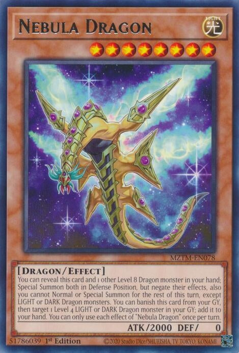 Nebula Dragon (MZTM-EN078) (Maze of the Master)