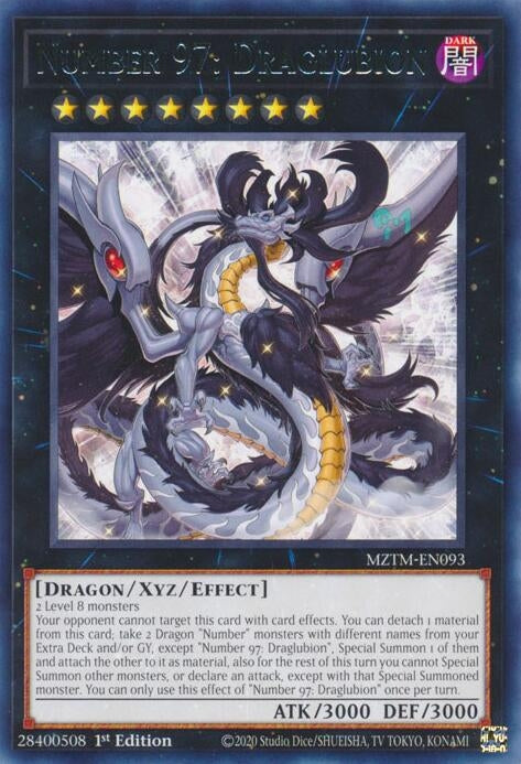 Number 97: Draglubion (MZTM-EN093) (Maze of the Master)