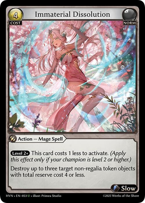 Immaterial Dissolution (053) (HVN)