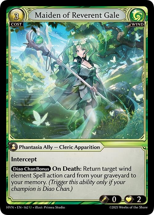 Maiden of Reverent Gale (162) (Abyssal Heaven)