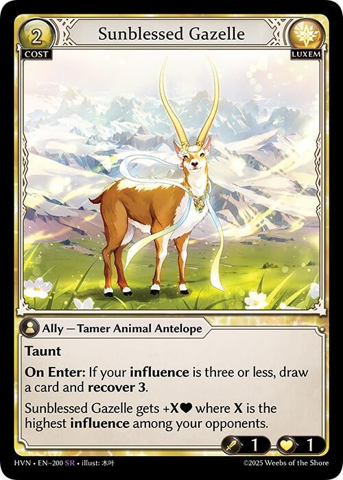 Sunblessed Gazelle (200) (Abyssal Heaven)