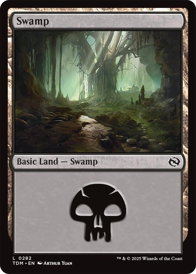 Image for Swamp (0282) (282) (Tarkir: Dragonstorm) - Magic: The Gathering