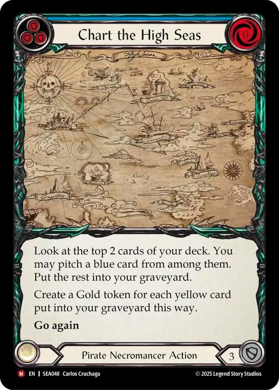 Image for Chart the High Seas (SEA048) (High Seas) - Flesh and Blood TCG