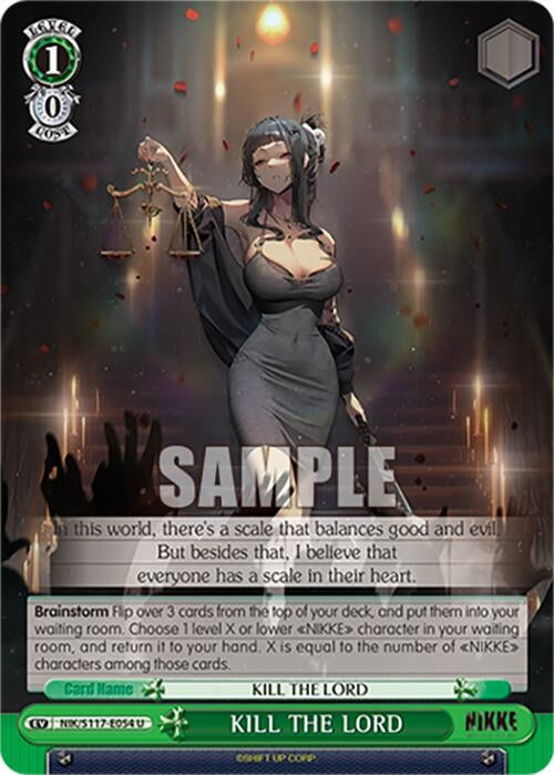 KILL THE LORD (NIK/S117-E054 U) (GODDESS OF VICTORY: NIKKE)