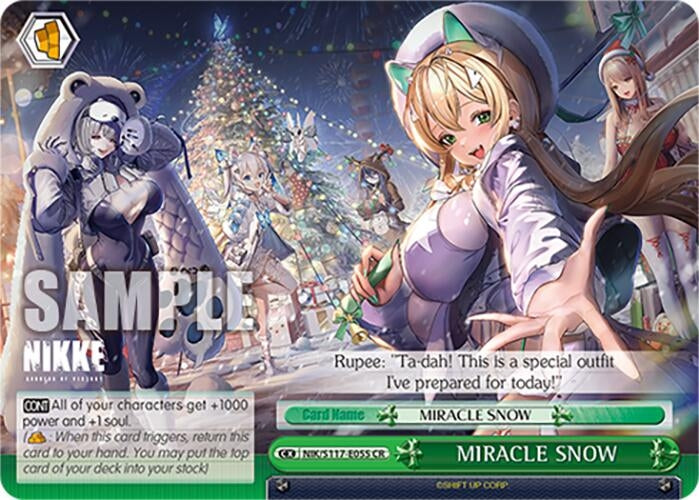 MIRACLE SNOW (NIK/S117-E055 CR) (GODDESS OF VICTORY: NIKKE)