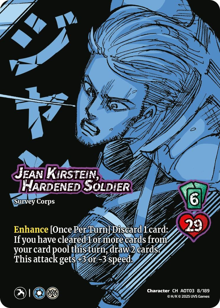 Jean Kirstein, Hardened Soldier (8/189) (Attack on Titan: Apocalypse)