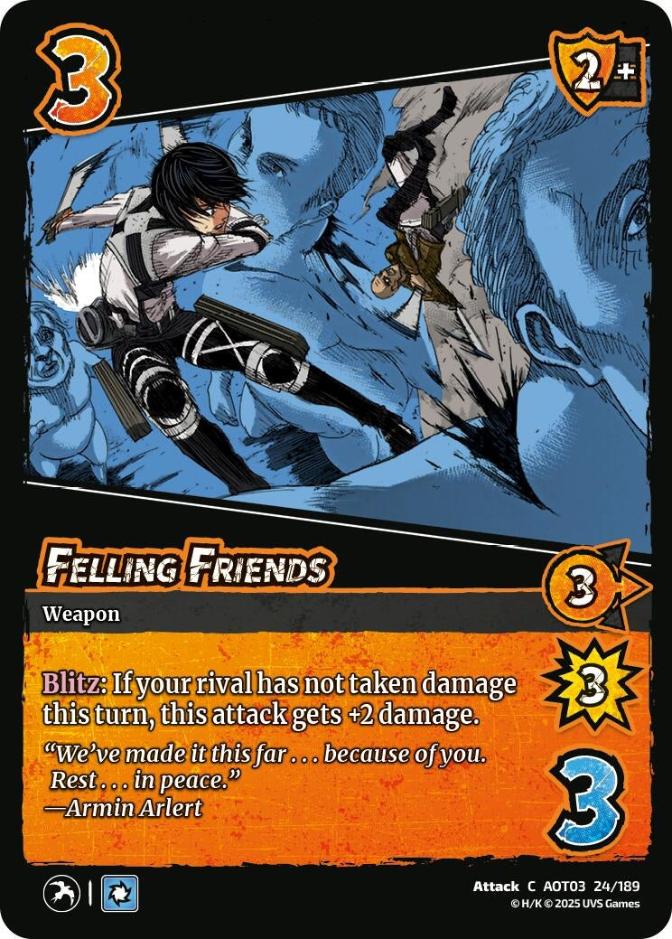 Felling Friends (24/189) (Attack on Titan: Apocalypse)