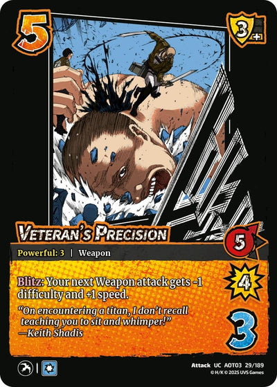 Veteran's Precision (29/189) (Attack on Titan: Apocalypse)