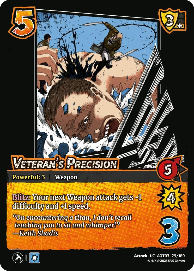 Veteran's Precision (29/189) (Attack on Titan: Apocalypse)