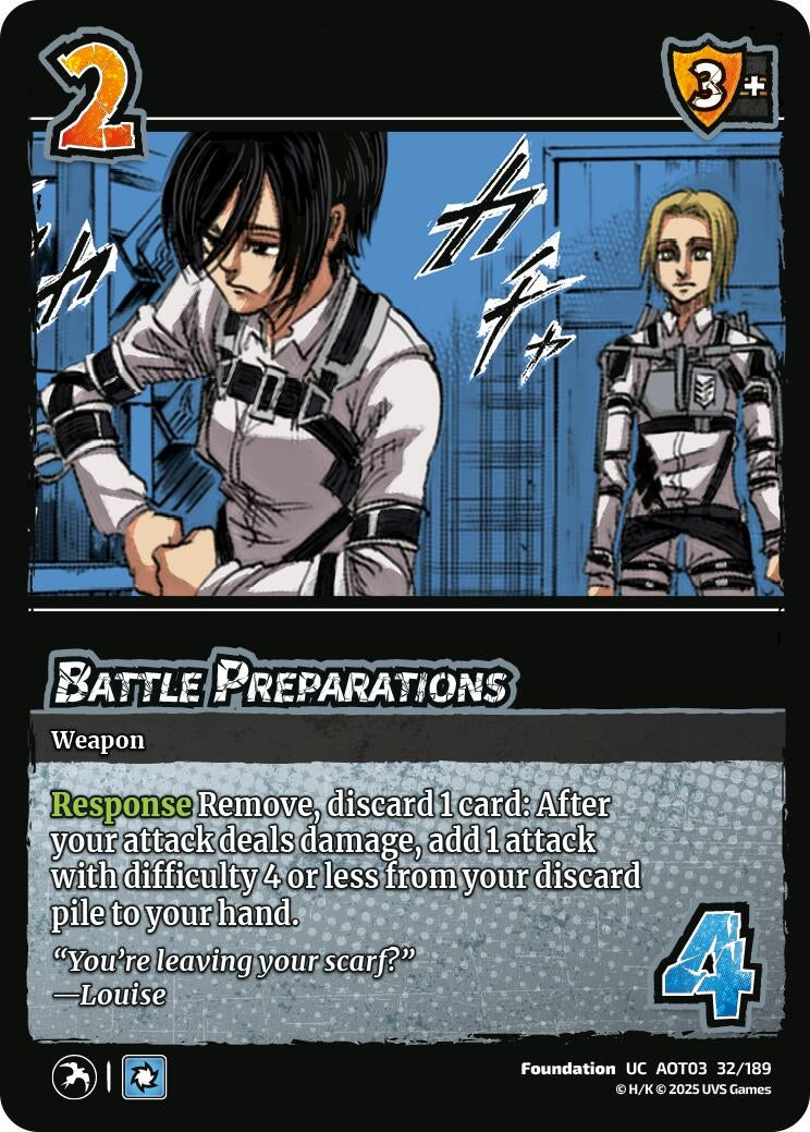 Battle Preparations (32/189) (Attack on Titan: Apocalypse)