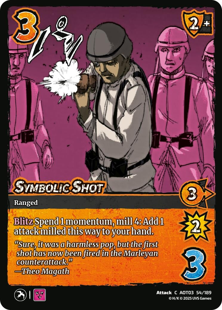 Symbolic Shot (54/189) (Attack on Titan: Apocalypse)