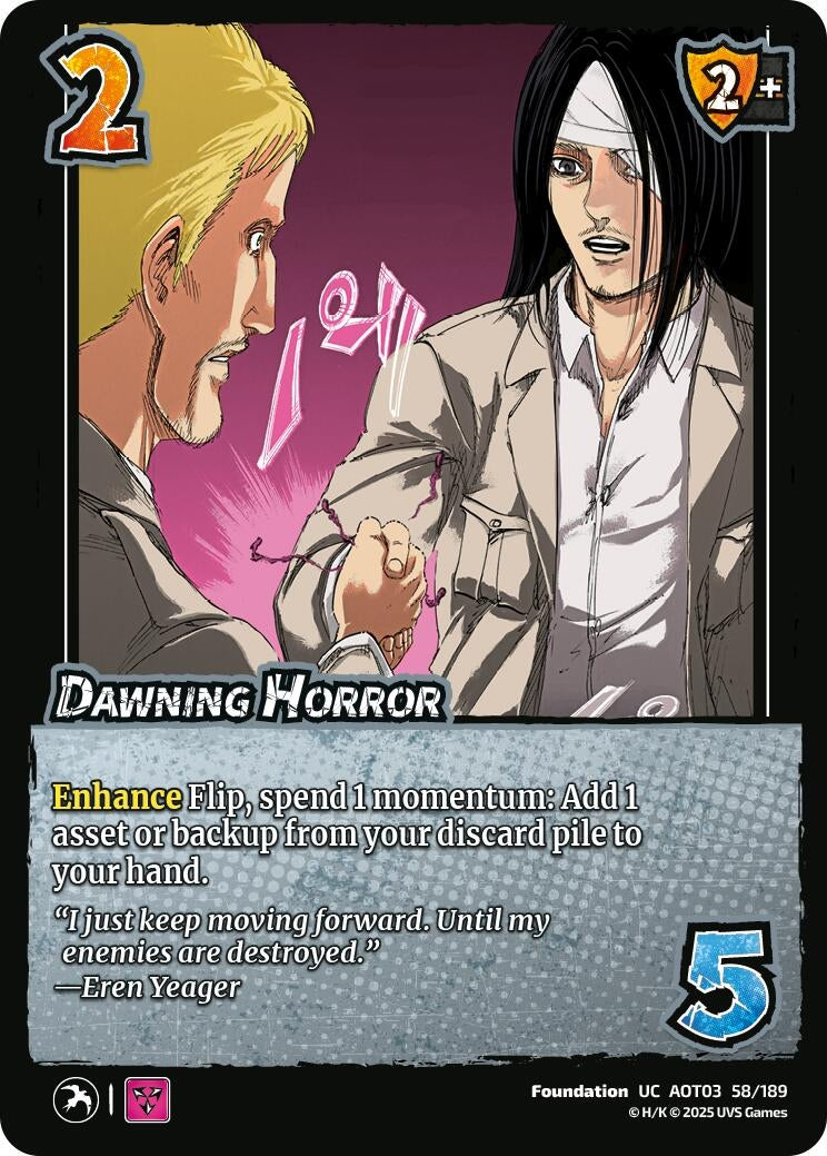Dawning Horror (58/189) (Attack on Titan: Apocalypse)