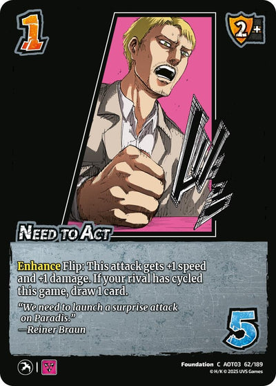 Need to Act (62/189) (Attack on Titan: Apocalypse)