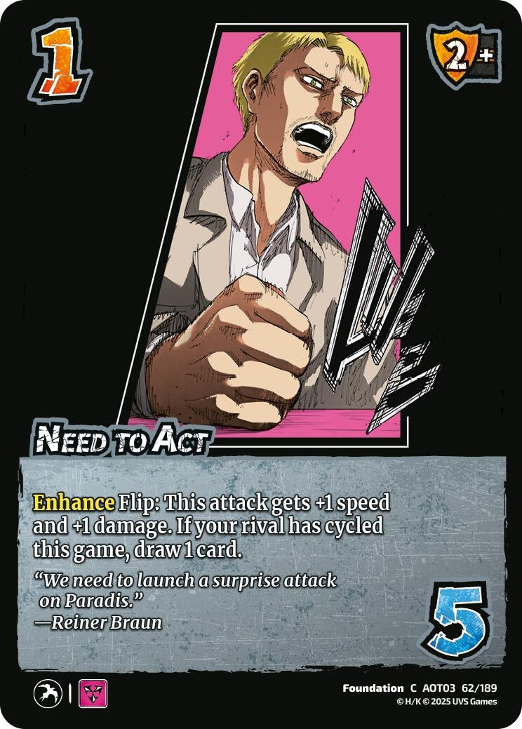 Need to Act (62/189) (Attack on Titan: Apocalypse)