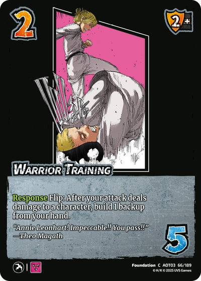 Warrior Training (66/189) (Attack on Titan: Apocalypse)
