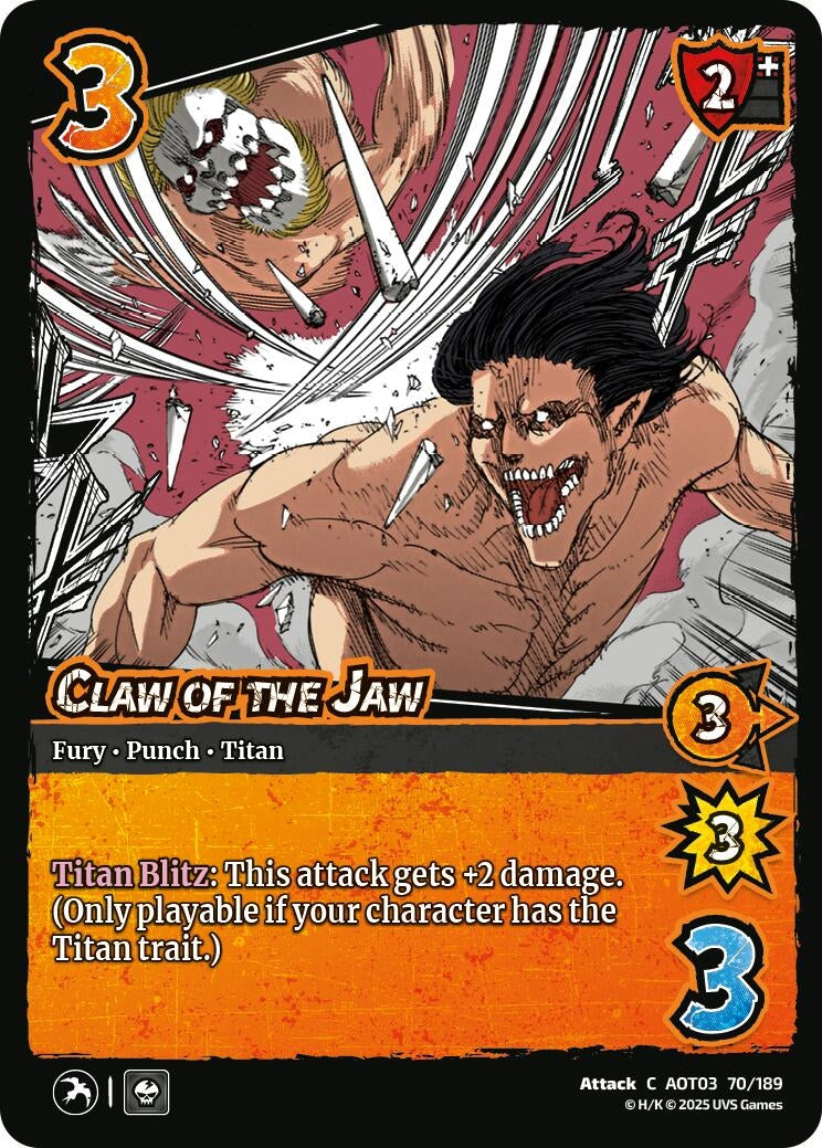 Claw of the Jaw (70/189) (Attack on Titan: Apocalypse)