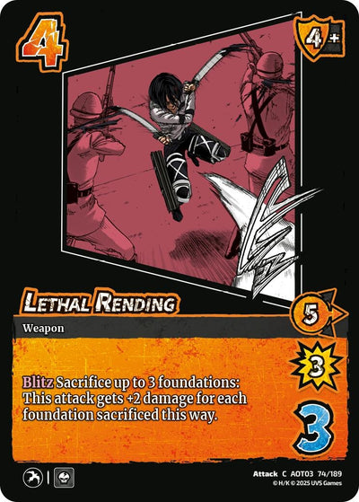 Lethal Rending (74/189) (Attack on Titan: Apocalypse)