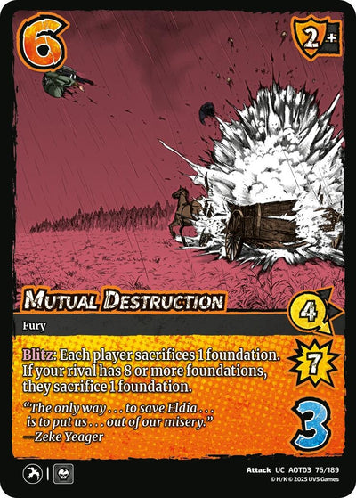 Mutual Destruction (76/189) (Attack on Titan: Apocalypse)