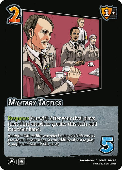 Military Tactics (86/189) (Attack on Titan: Apocalypse)