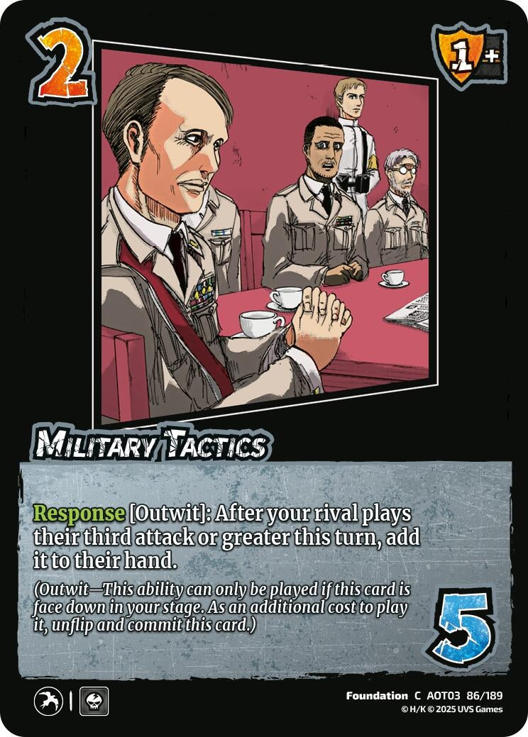 Military Tactics (86/189) (Attack on Titan: Apocalypse)