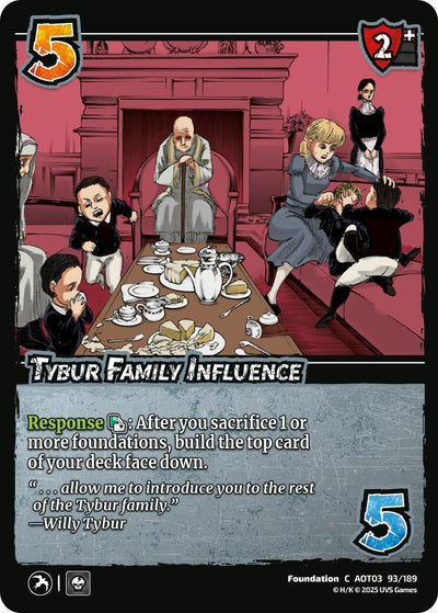 Tybur Family Influence (93/189) (Attack on Titan: Apocalypse)