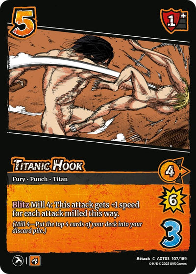 Titanic Hook (107/189) (Attack on Titan: Apocalypse)