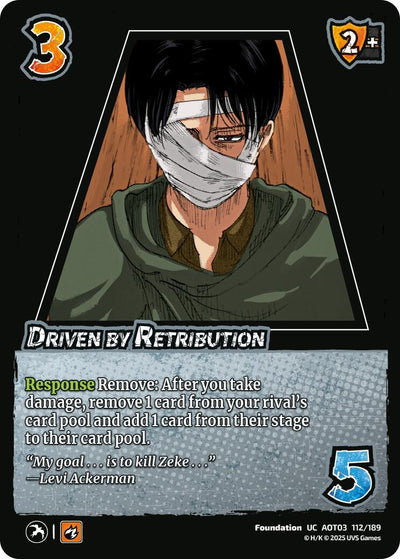 Driven by Retribution (112/189) (Attack on Titan: Apocalypse)