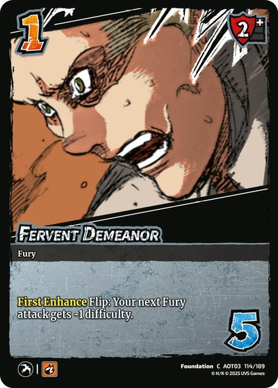 Fervent Demeanor (114/189) (Attack on Titan: Apocalypse)