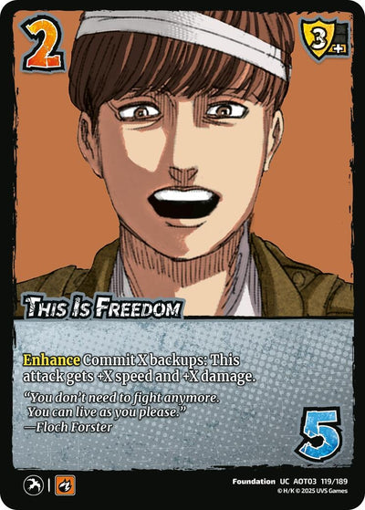 This Is Freedom (119/189) (Attack on Titan: Apocalypse)