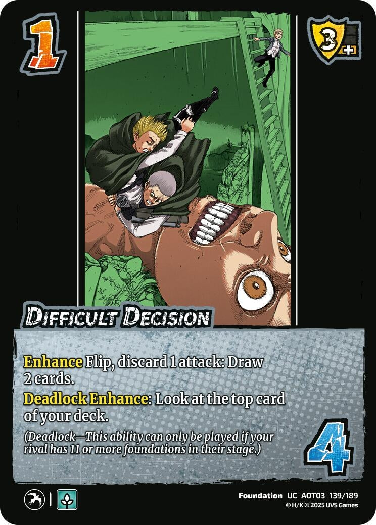 Difficult Decision (139/189) (Attack on Titan: Apocalypse)