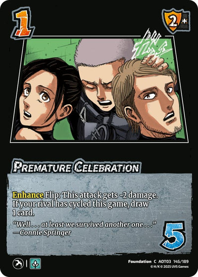 Premature Celebration (145/189) (Attack on Titan: Apocalypse)