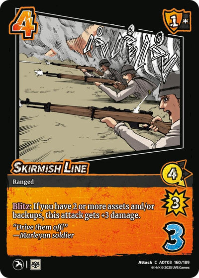 Skirmish Line (160/189) (Attack on Titan: Apocalypse)