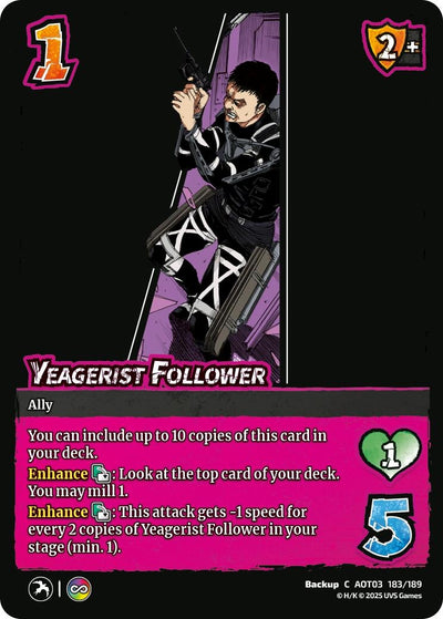 Yeagerist Follower (183/189) (Attack on Titan: Apocalypse)