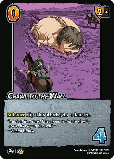 Crawl to the Wall (184/189) (Attack on Titan: Apocalypse)