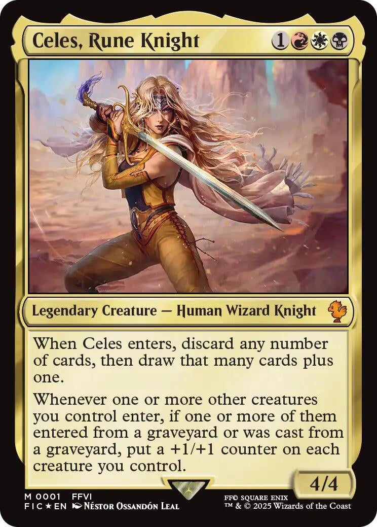 Celes, Rune Knight (1) (Commander: FINAL FANTASY)