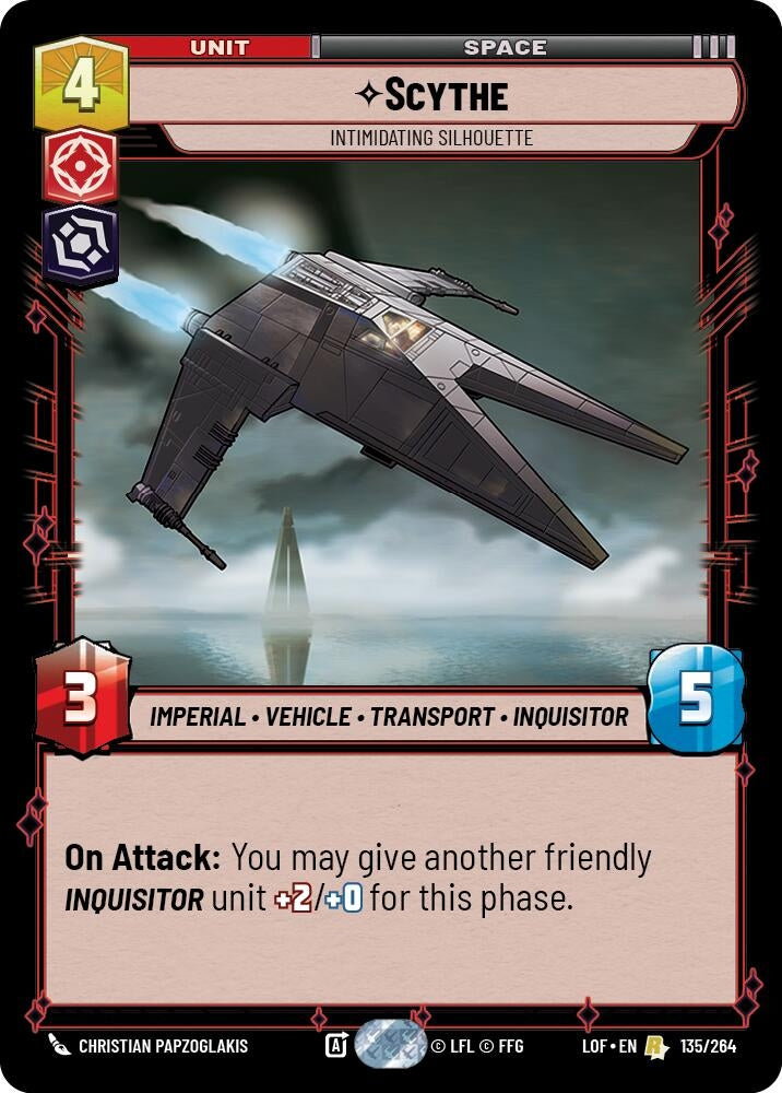 Scythe - Intimidating Silhouette (135/264) (LOF)