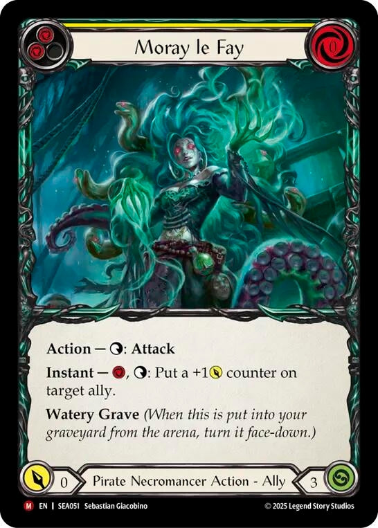 Image for Moray le Fay (SEA051) (High Seas) - Flesh and Blood TCG