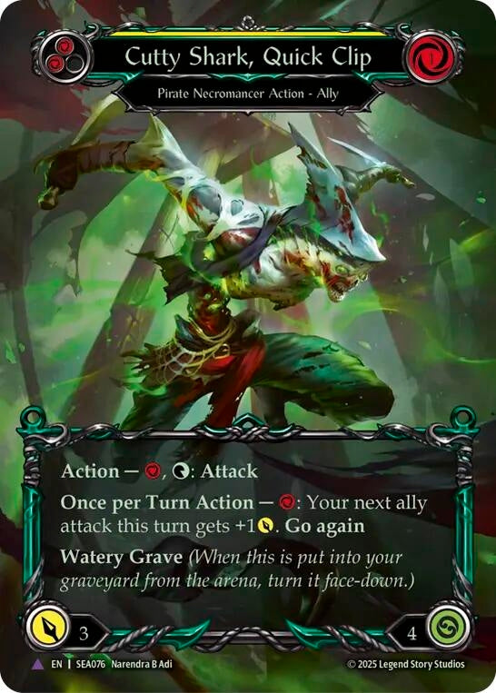 Image for Cutty Shark, Quick Clip (Marvel) (SEA076) (High Seas) - Flesh and Blood TCG