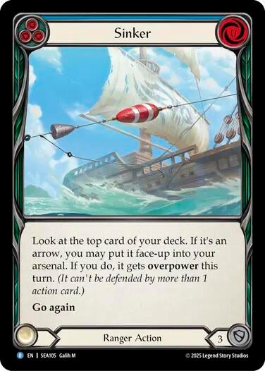 Image for Sinker (SEA105) (High Seas) - Flesh and Blood TCG