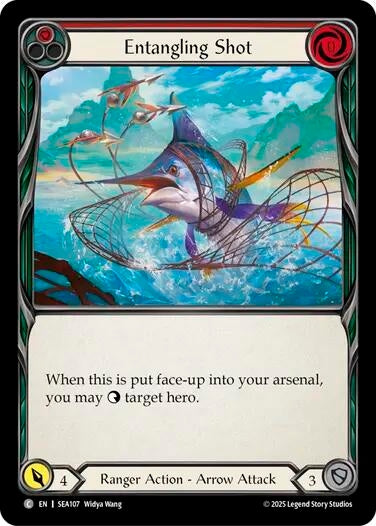 Image for Entangling Shot (SEA107) (High Seas) - Flesh and Blood TCG