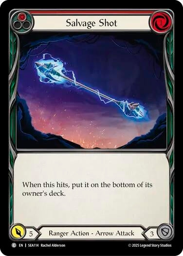Image for Salvage Shot (Red) (SEA114) (High Seas) - Flesh and Blood TCG