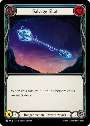 Image for Salvage Shot (Blue) (SEA116) (High Seas) - Flesh and Blood TCG