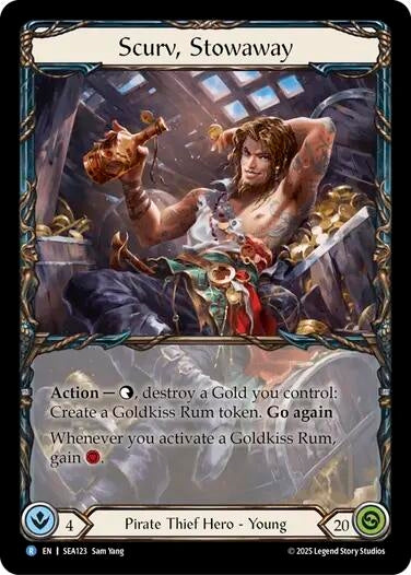 Image for Scurv, Stowaway (SEA123) (High Seas) - Flesh and Blood TCG