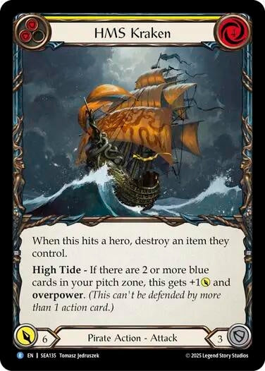 Image for HMS Kraken (SEA135) (High Seas) - Flesh and Blood TCG