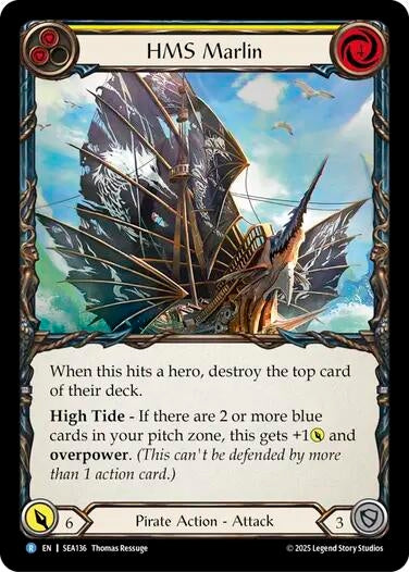 Image for HMS Marlin (SEA136) (High Seas) - Flesh and Blood TCG