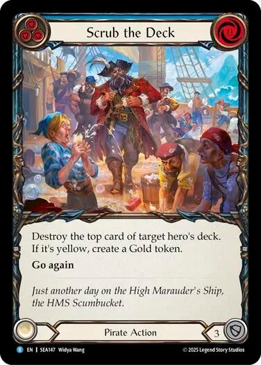 Image for Scrub the Deck (SEA147) (High Seas) - Flesh and Blood TCG