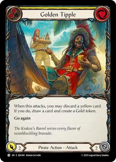 Image for Golden Tipple (Yellow) (SEA160) (High Seas) - Flesh and Blood TCG